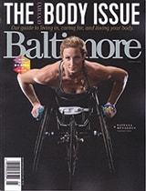 Baltimore magazine cover