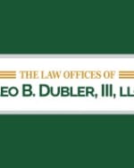 Click to view profile of Leo B. Dubler, III, a top rated Wrongful Death attorney in Mount Laurel, NJ