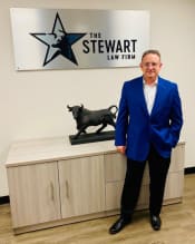 Click to view profile of Stephen Stewart a top rated Trucking Accidents attorney in Austin, TX