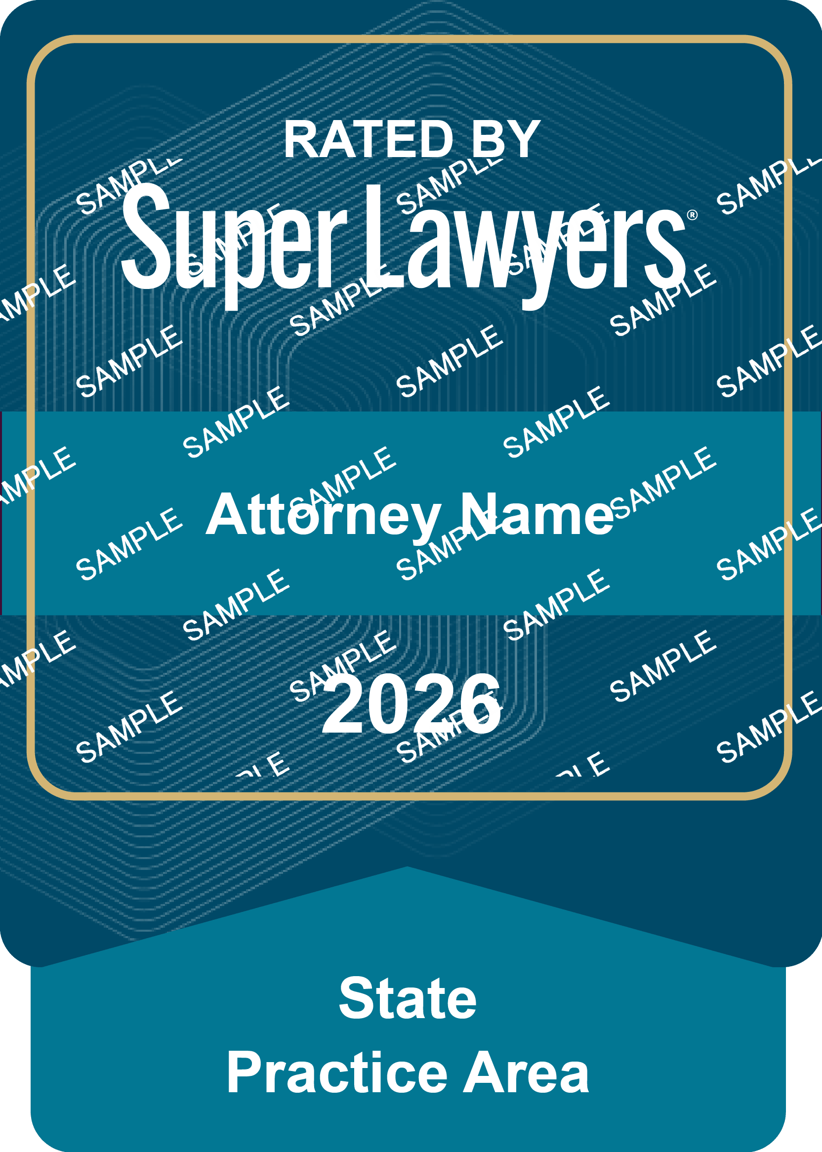 Attorney Expanded Badge - Teal