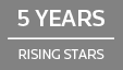 Selected to Rising Stars for 5 years