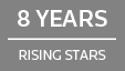 Selected to Rising Stars for 8 years