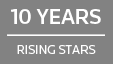 Selected to Rising Stars for 10 years
