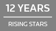Selected to Rising Stars for 12 years