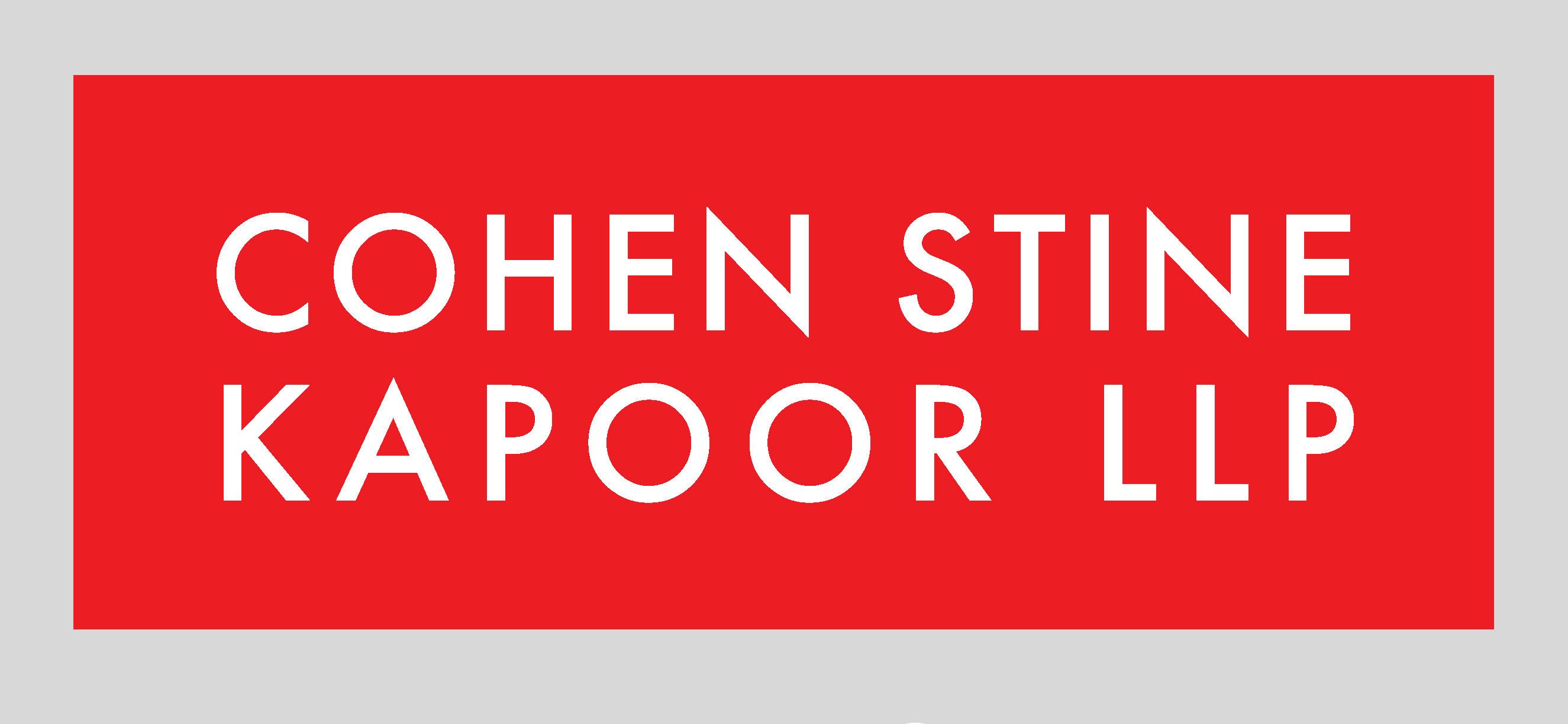 Cohen Stine Kapoor LLP law firm logo